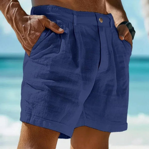 Beach Holiday 2 Linen-cotton beach shorts