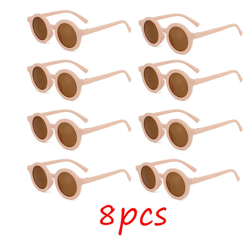 Children's sunglasses, inset style round frame, 1-7 year old baby