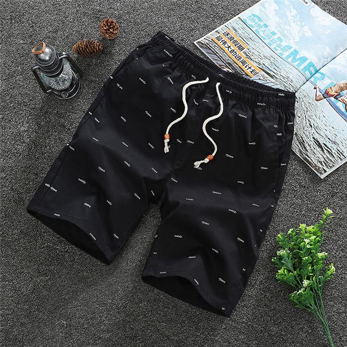 2Men's Shorts Casual Simple Short Pants Knee Length Teen Fashion