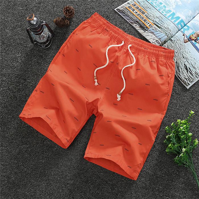 2Men's Shorts Casual Simple Short Pants Knee Length Teen Fashion