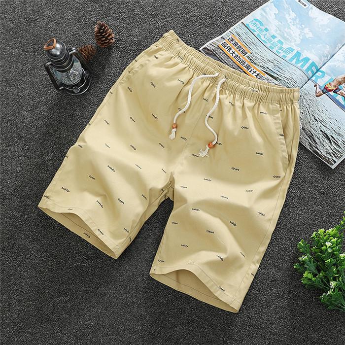 2Men's Shorts Casual Simple Short Pants Knee Length Teen Fashion