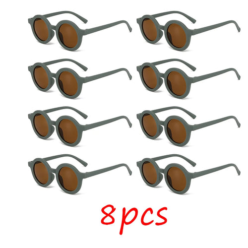 Children's sunglasses, inset style  round frame, 1-7 year old baby