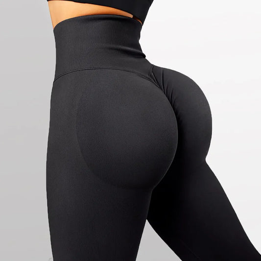 Knitted Fitness GYM Pants Women's High Waist and Hips