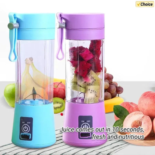 Portable Mini Blender for Shakes and Smoothies Rechargeable USB 380ML