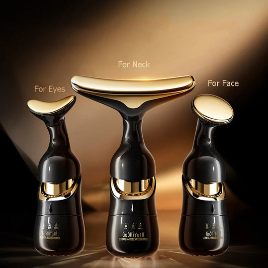 3 In 1 Face Massager Neck Facial Eye Massage V-line Face Lifting