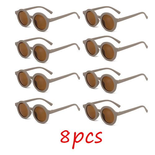 Children's sunglasses, inset style  round frame, 1-7 year old baby