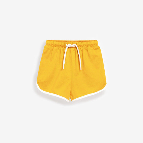 Baby Girl Print Pattern Solid Color Breathable Cotton Shorts